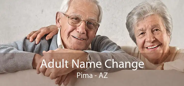 Adult Name Change Pima - AZ