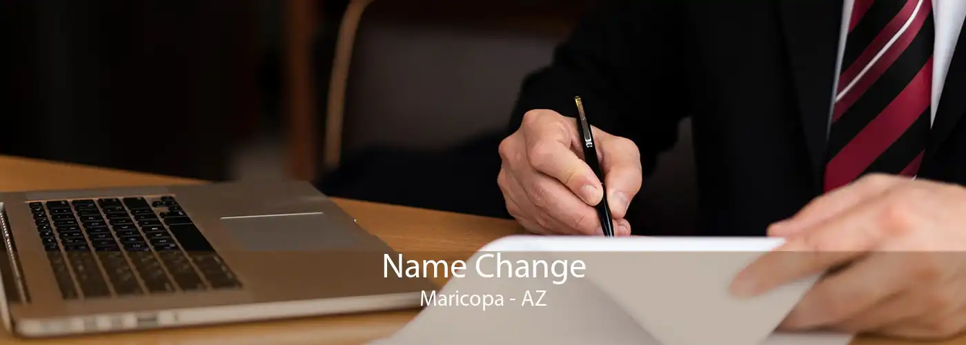 Name Change Maricopa - AZ